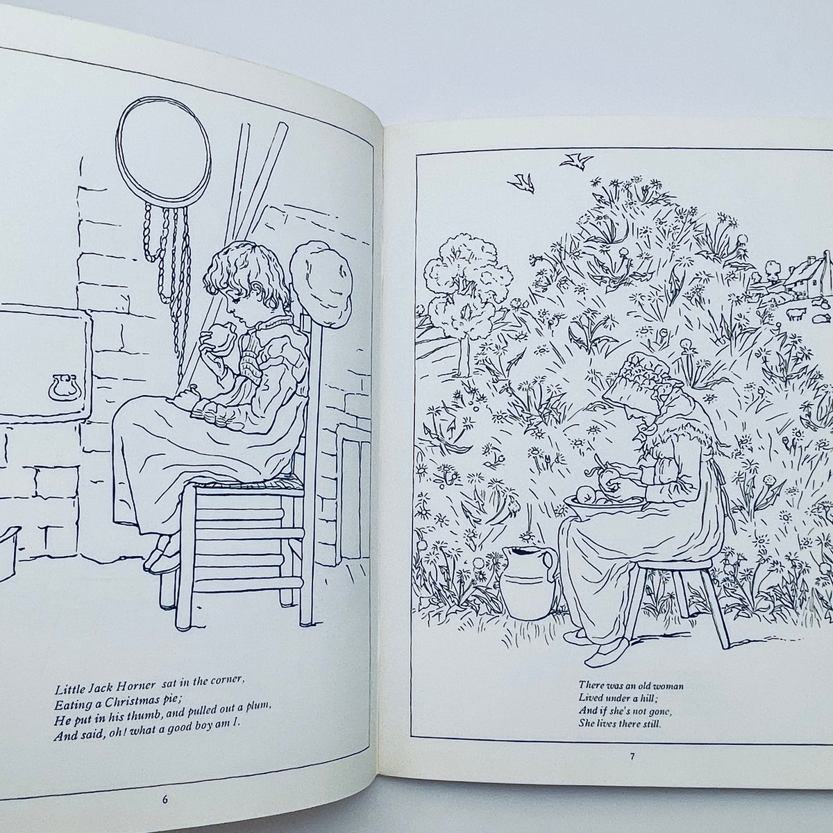 Kate Greenaway's Mother Goose Coloring Book