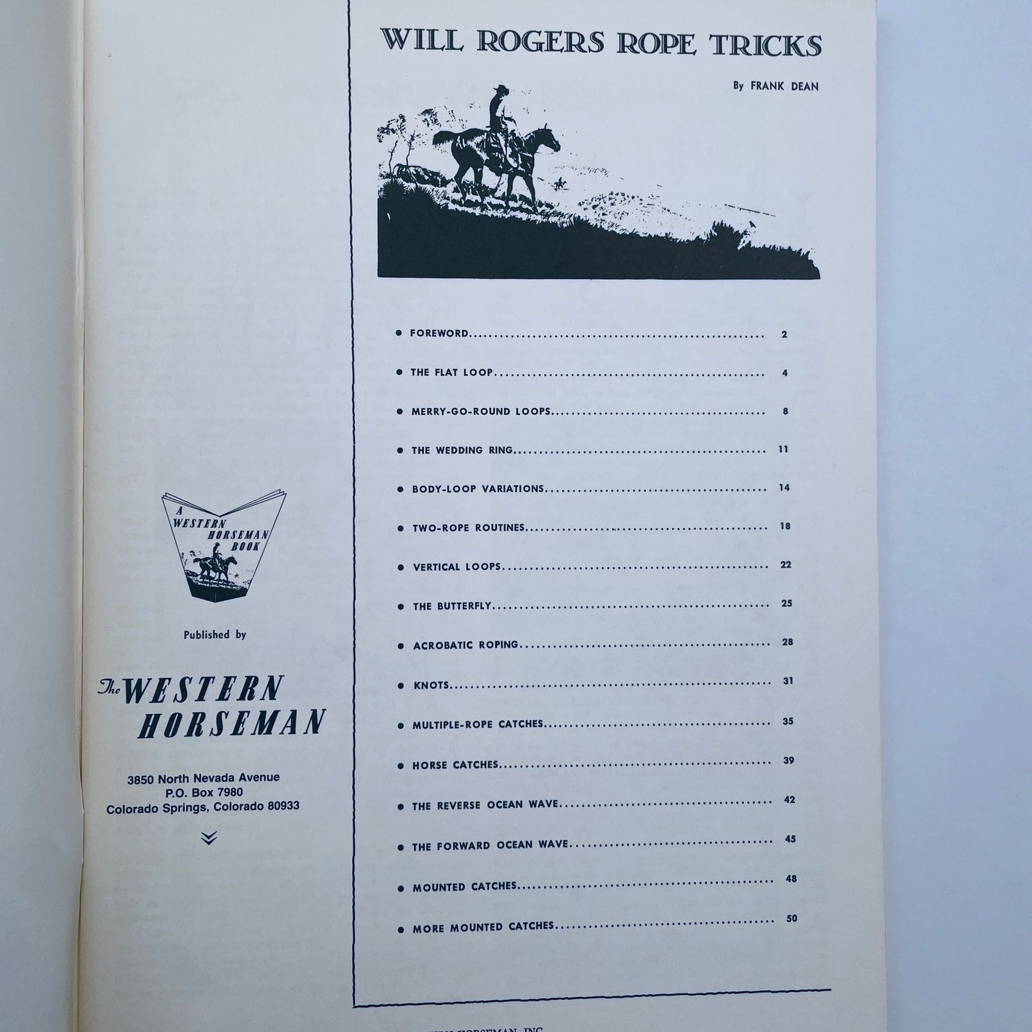 Will Rogers Rope Tricks