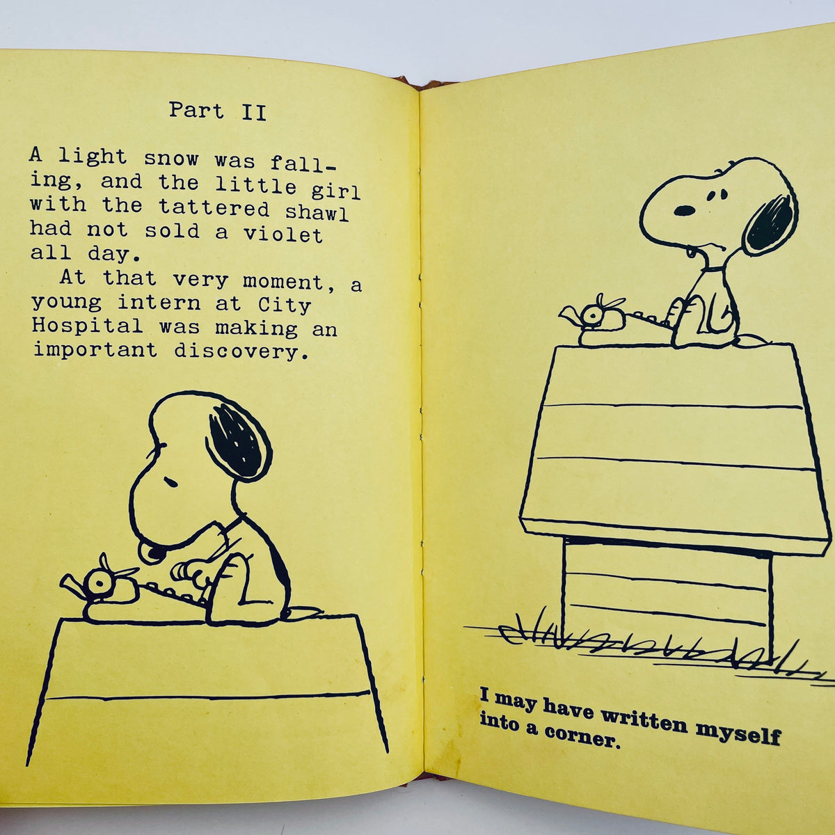 Snoopy and "It Was a Dark and Stormy Night"