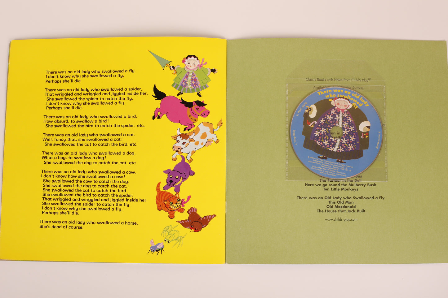 There was an old lady who swallowed a fly