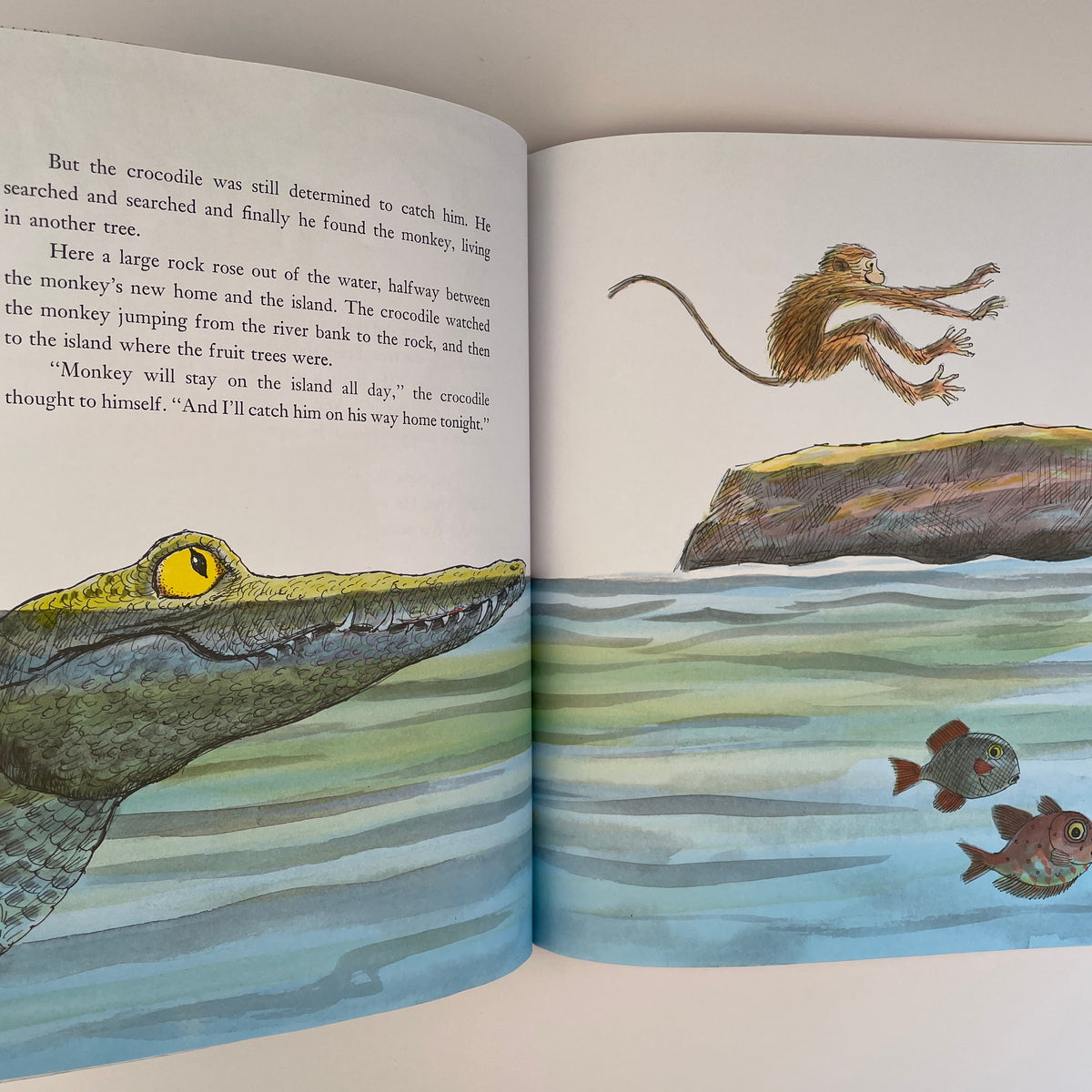 The Monkey and the Crocodile: A Jataka Tale from India