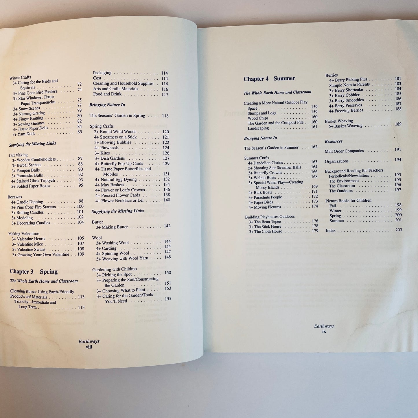 Earthways: Simple Environmental Activities for Young Children