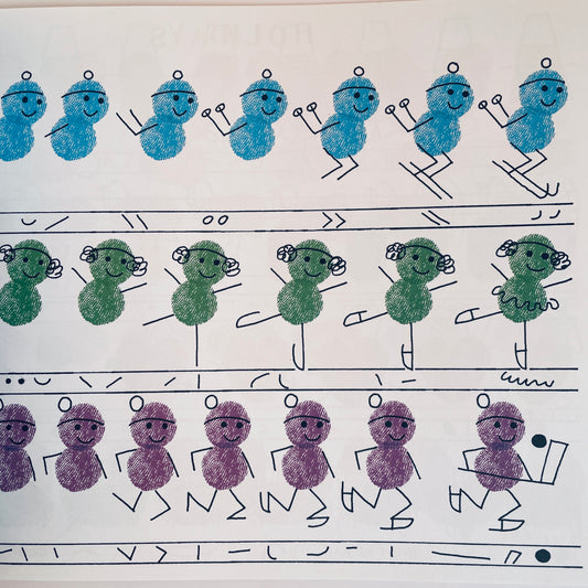 Ed Emberley's Fingerprint Drawing Book with stamp pad