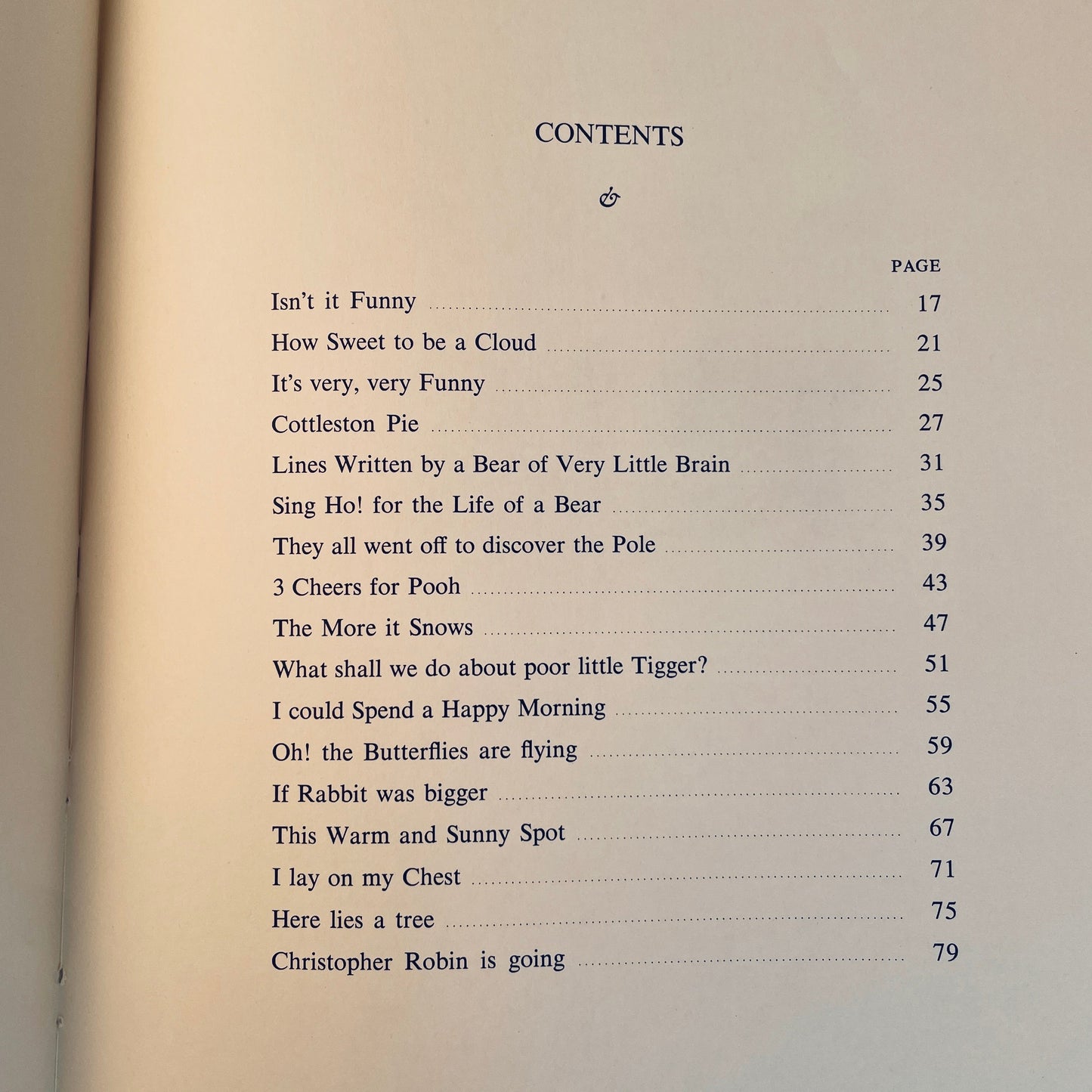 The Pooh Song Book