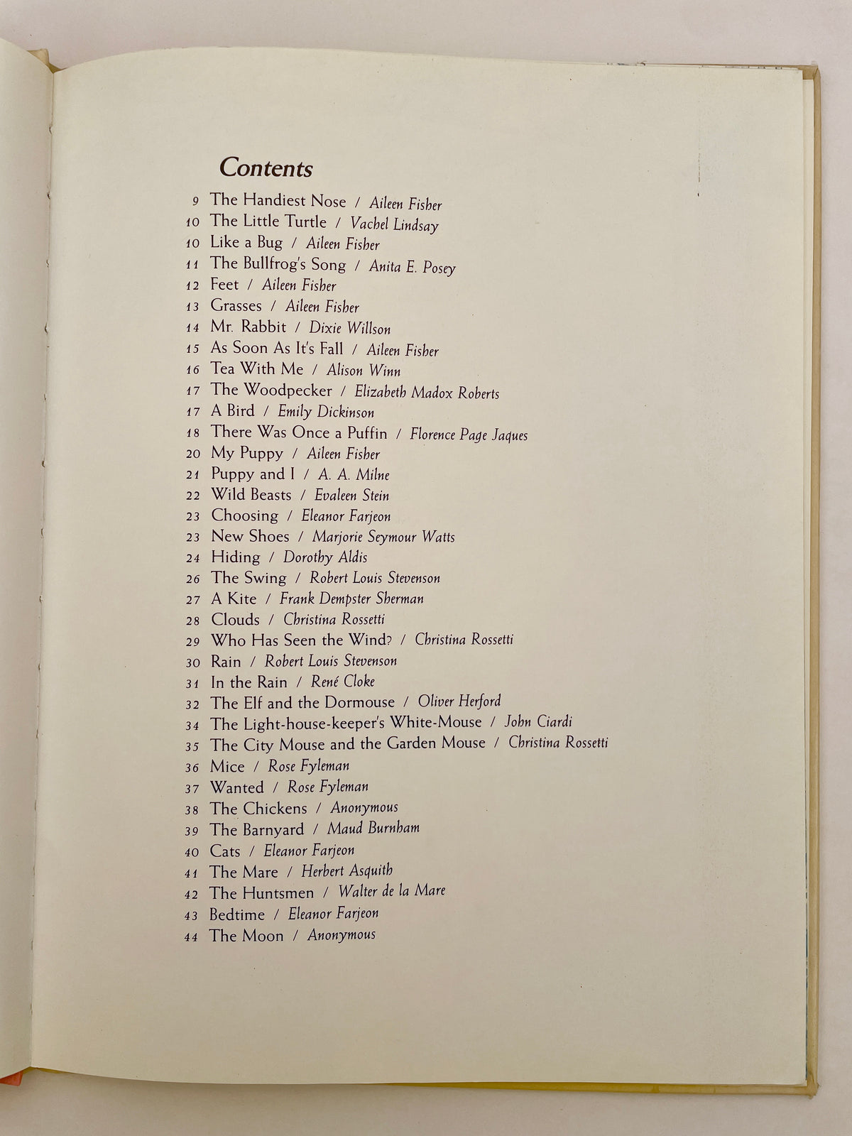 Book of Poems
