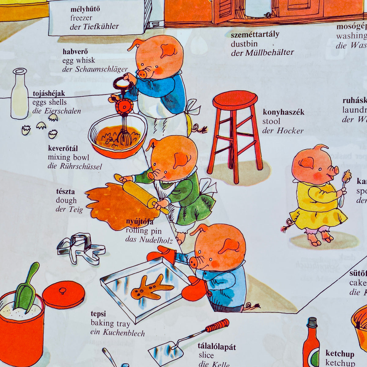 Tesz-Vesz Szotar Richard Scarry (Busytown Dictionary–Hungarian)