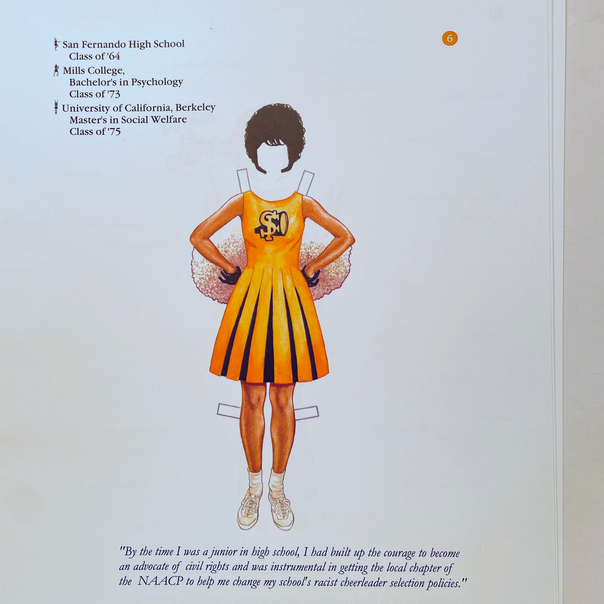 Congresswoman Barbara Lee Speaks to Me Paper Dolls
