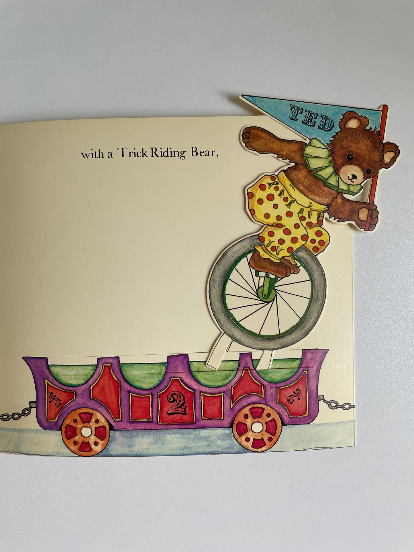 The Moving-Action Teddies Circus Train