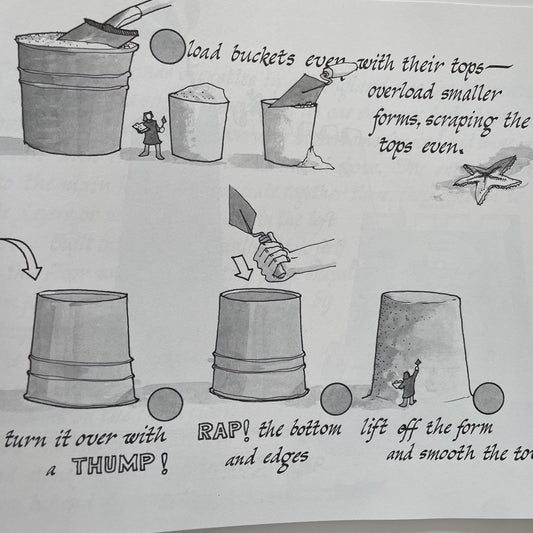 The Art and Industry of Sandcastles, illustrated by Jan Adkins