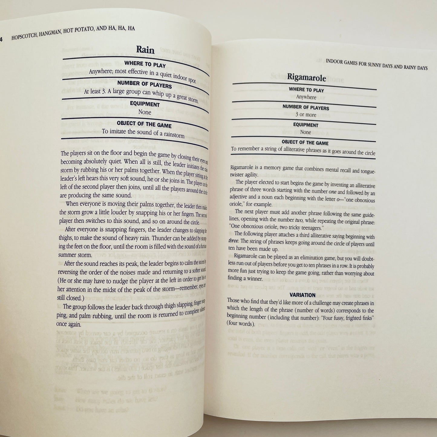 Hopscotch, Hangman, Hot Potato, & Ha Ha Ha: A Rulebook of Children's Games