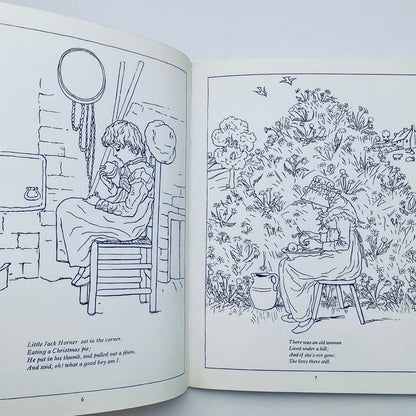 Kate Greenaway's Mother Goose Coloring Book