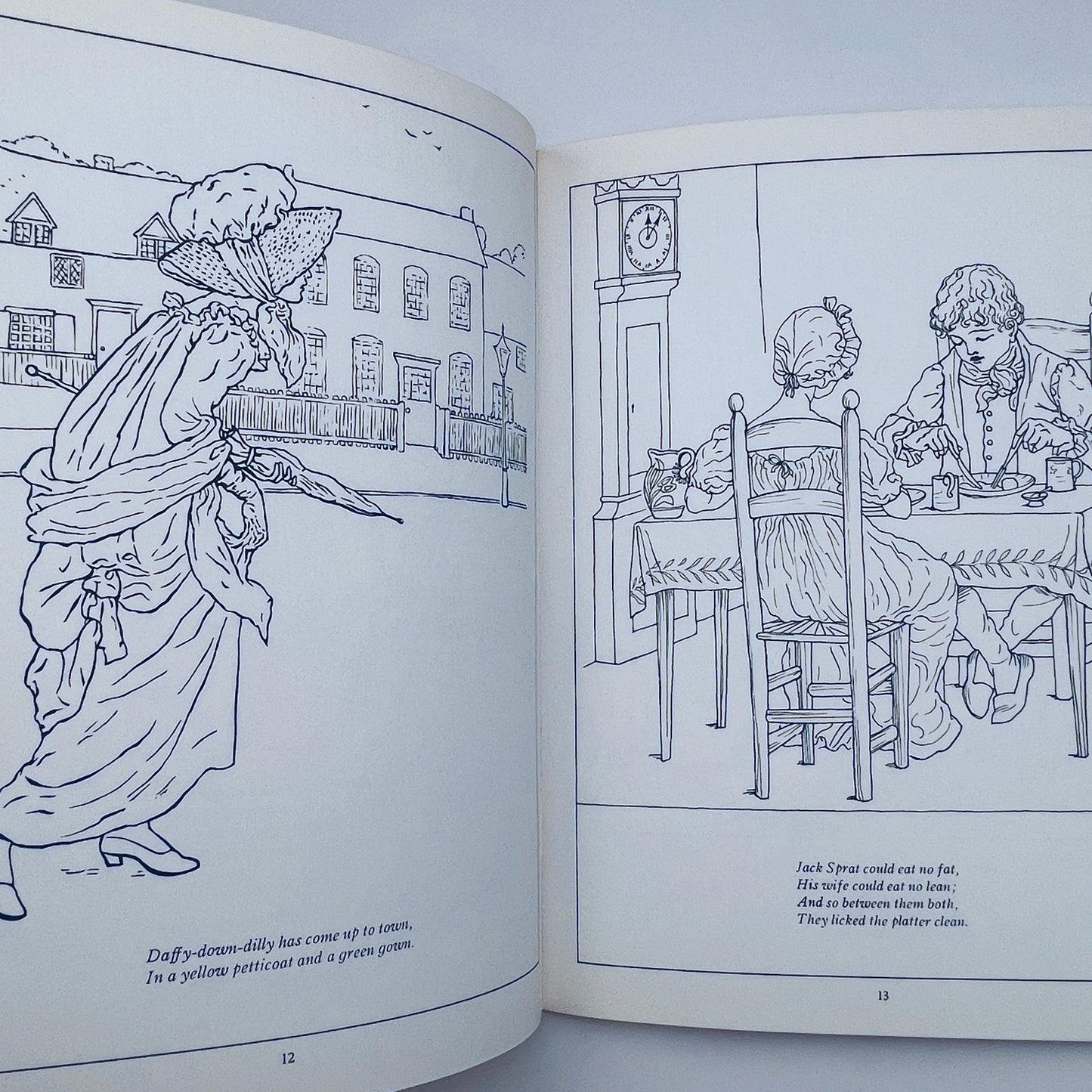 Kate Greenaway's Mother Goose Coloring Book