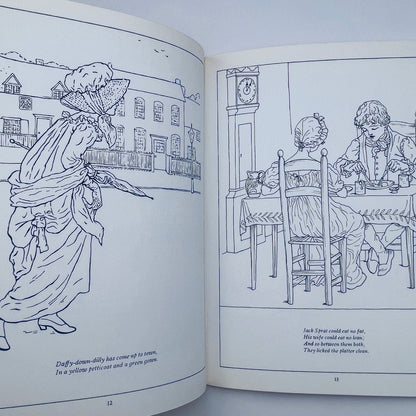 Kate Greenaway's Mother Goose Coloring Book