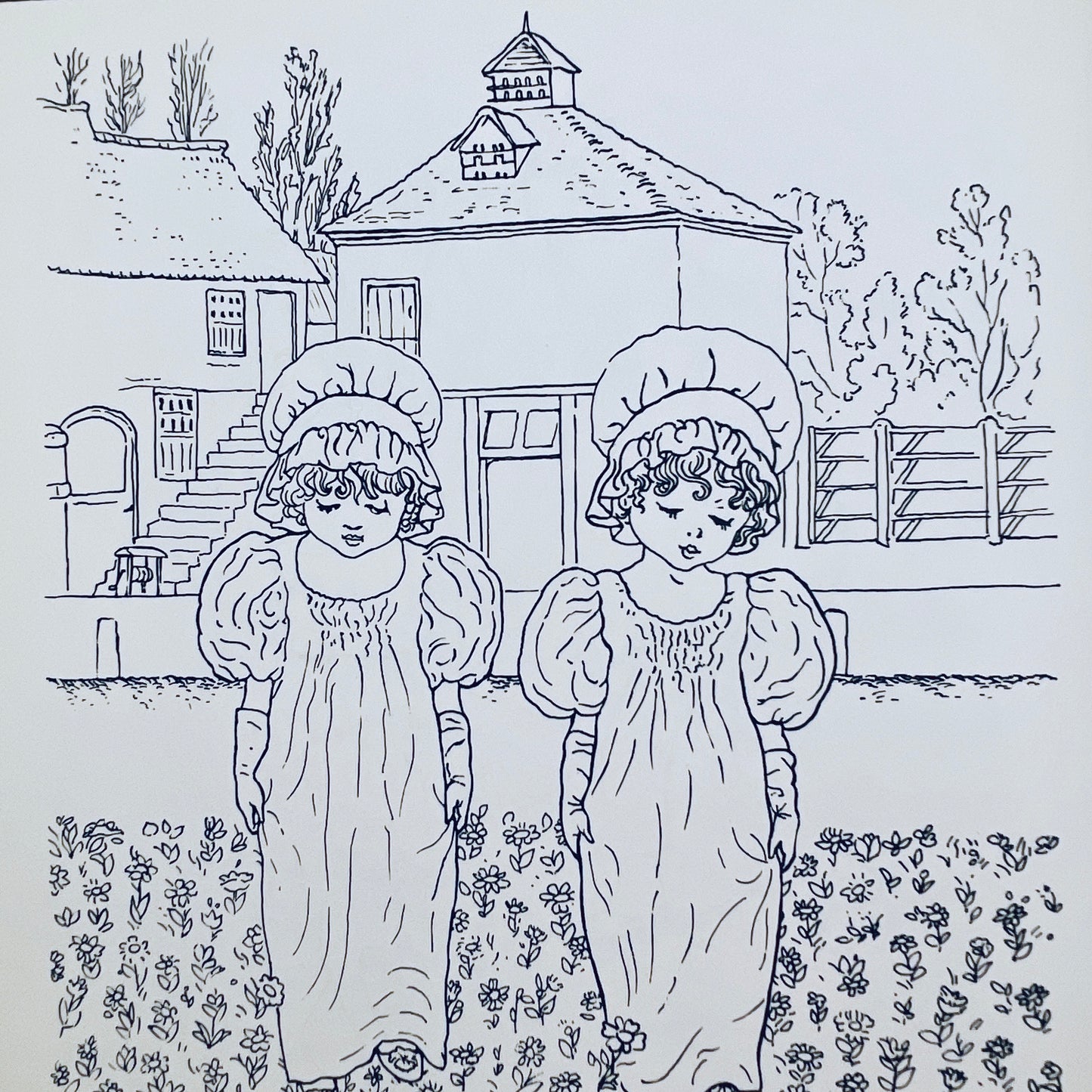 Kate Greenaway's Mother Goose Coloring Book