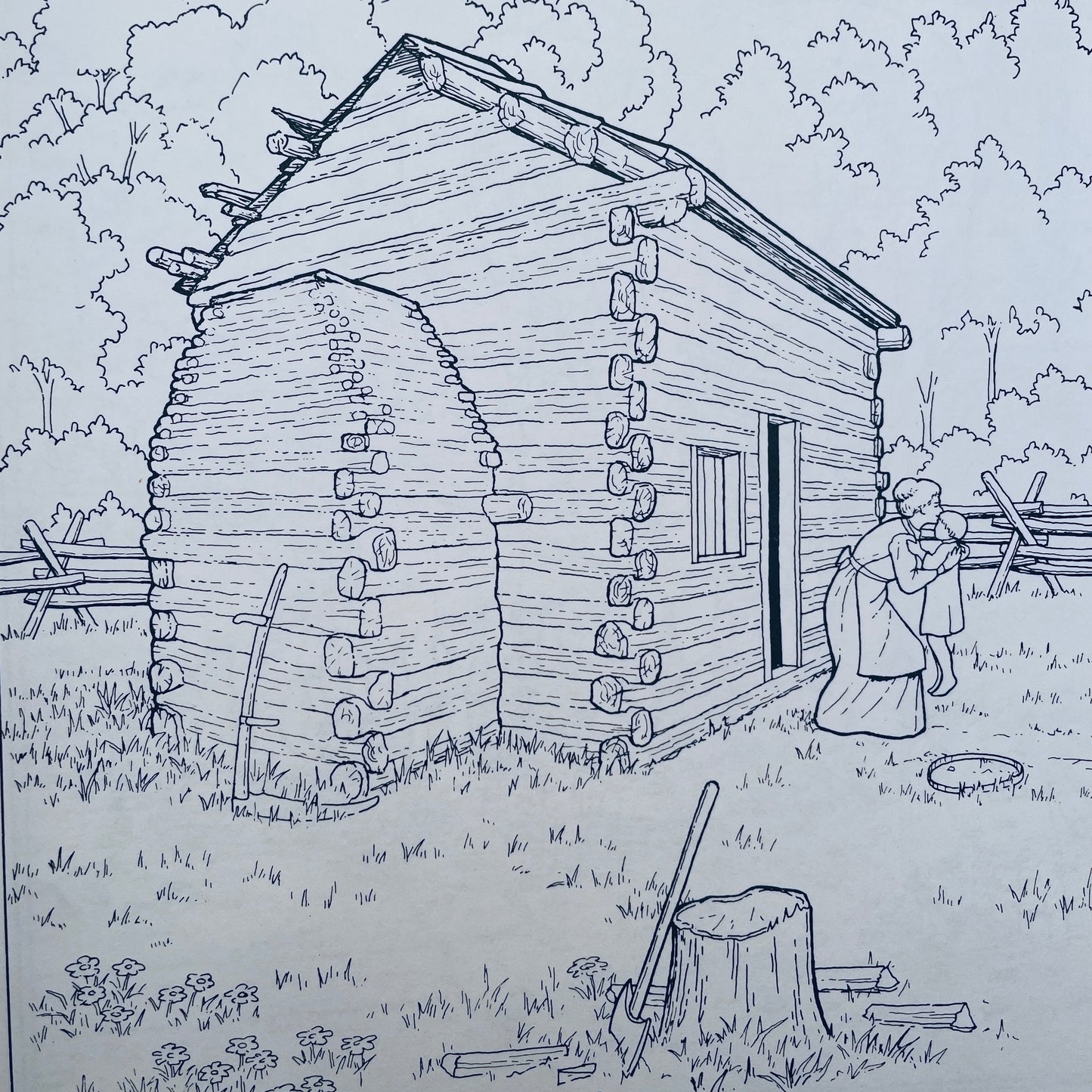 Abraham Lincoln Coloring Book