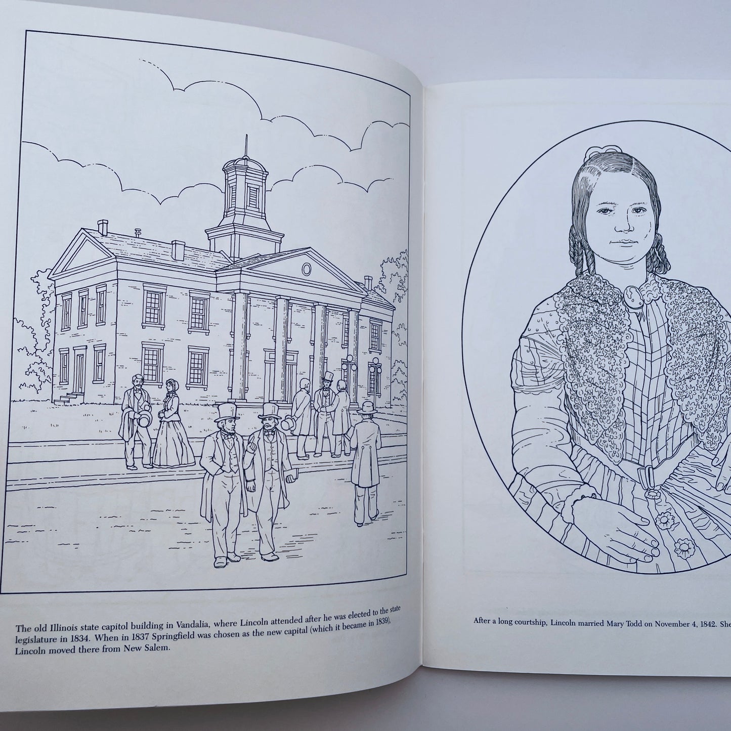 Abraham Lincoln Coloring Book