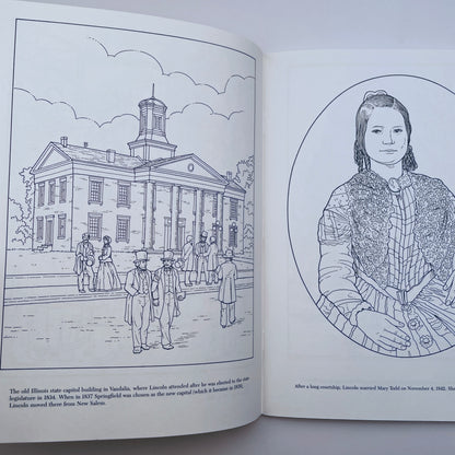 Abraham Lincoln Coloring Book