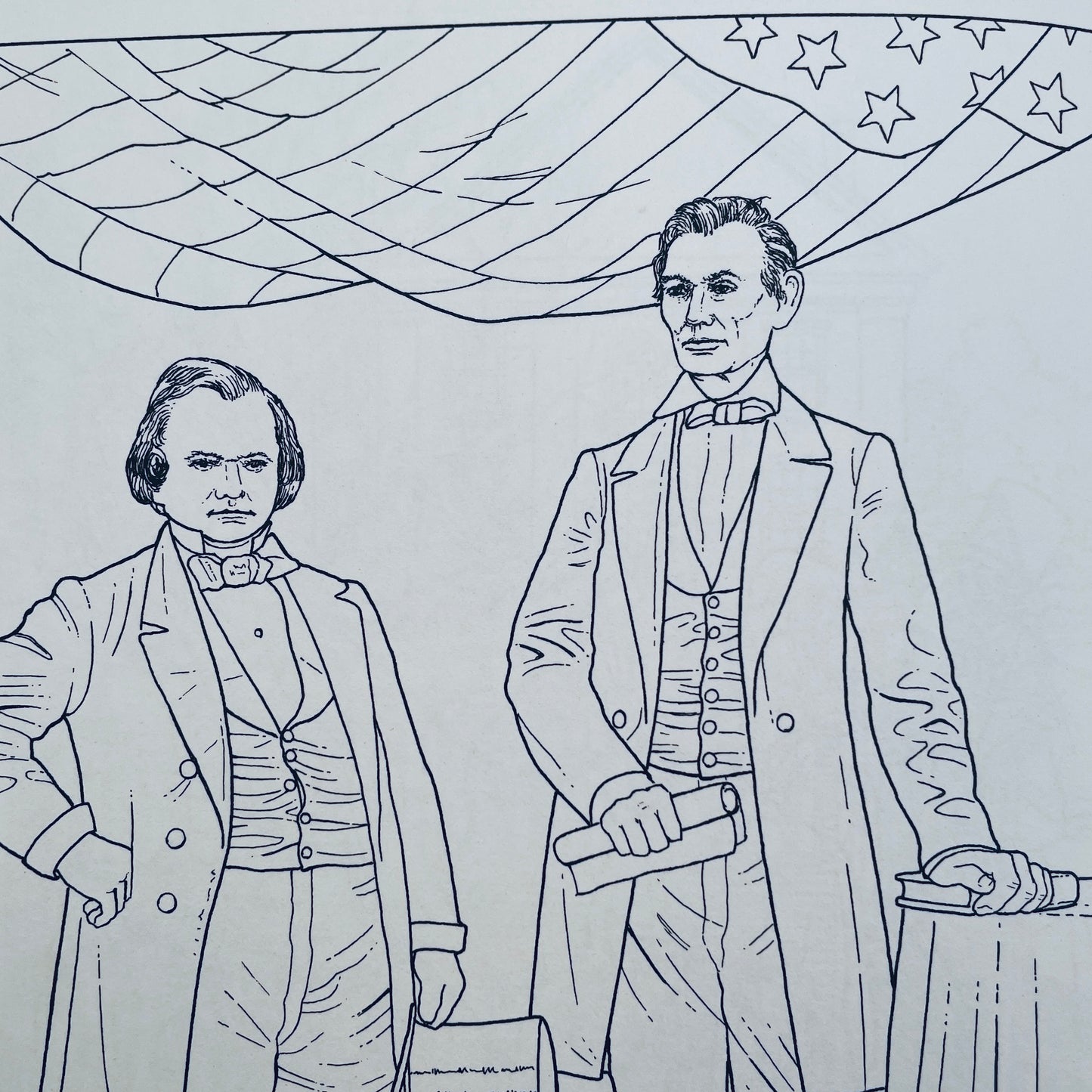 Abraham Lincoln Coloring Book