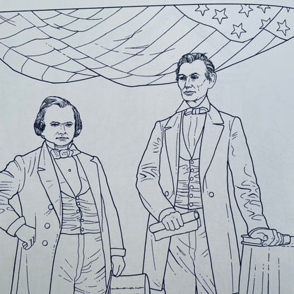Abraham Lincoln Coloring Book