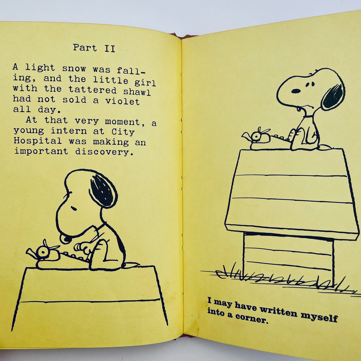 Snoopy and "It Was a Dark and Stormy Night"