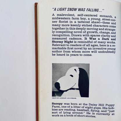 Snoopy and "It Was a Dark and Stormy Night"
