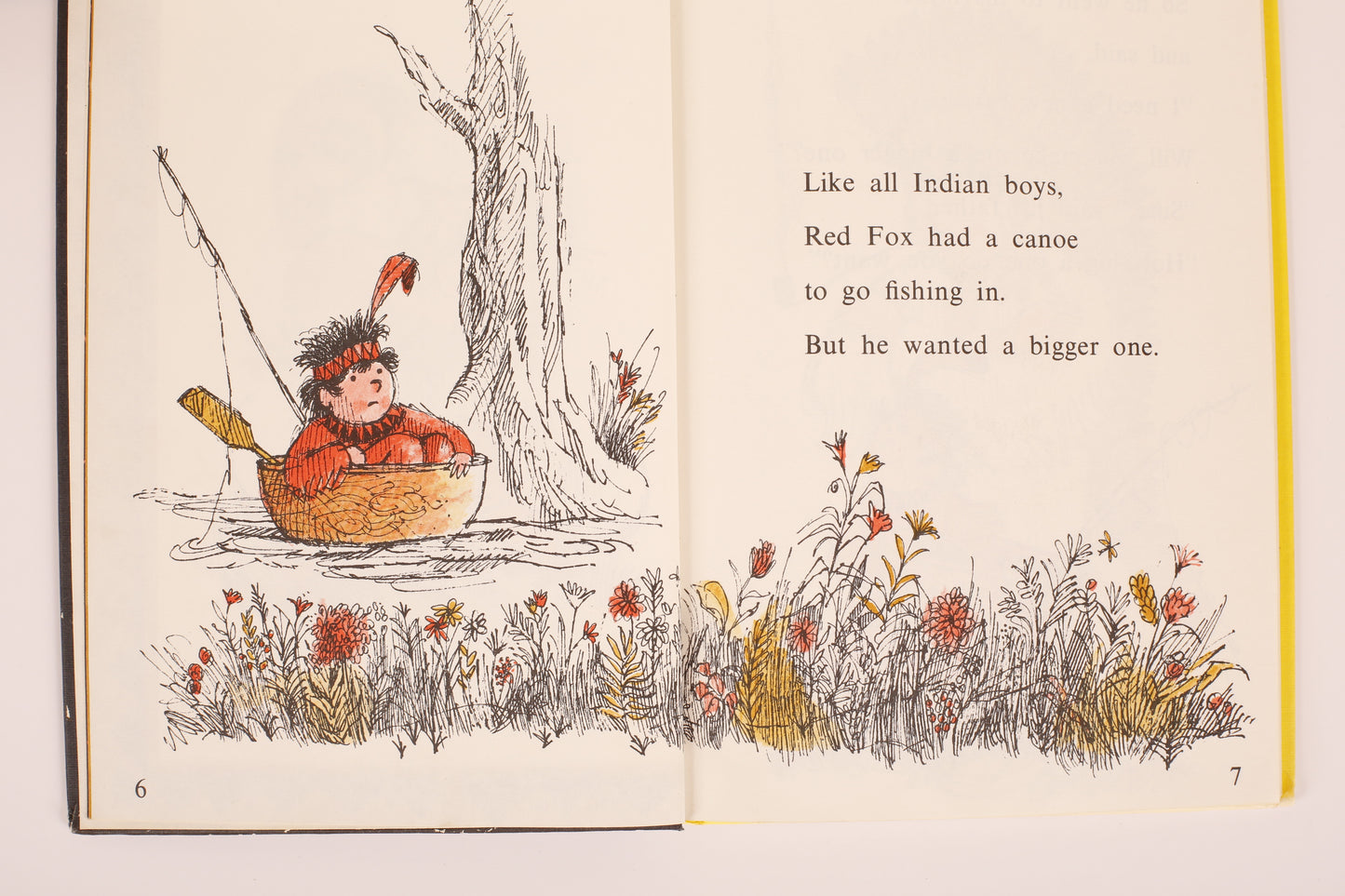 Red Fox and his Canoe