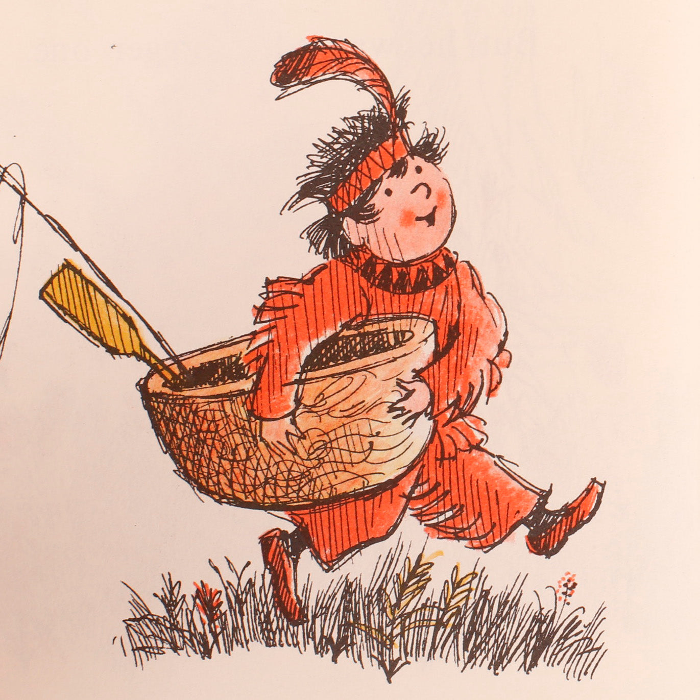 Red Fox and his Canoe