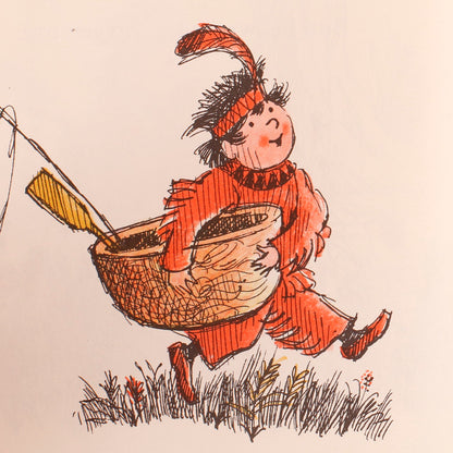 Red Fox and his Canoe