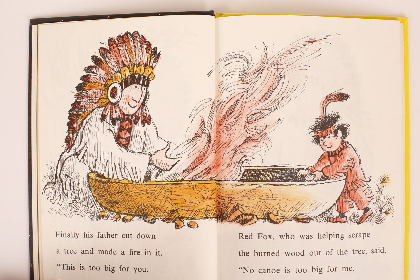 Red Fox and his Canoe