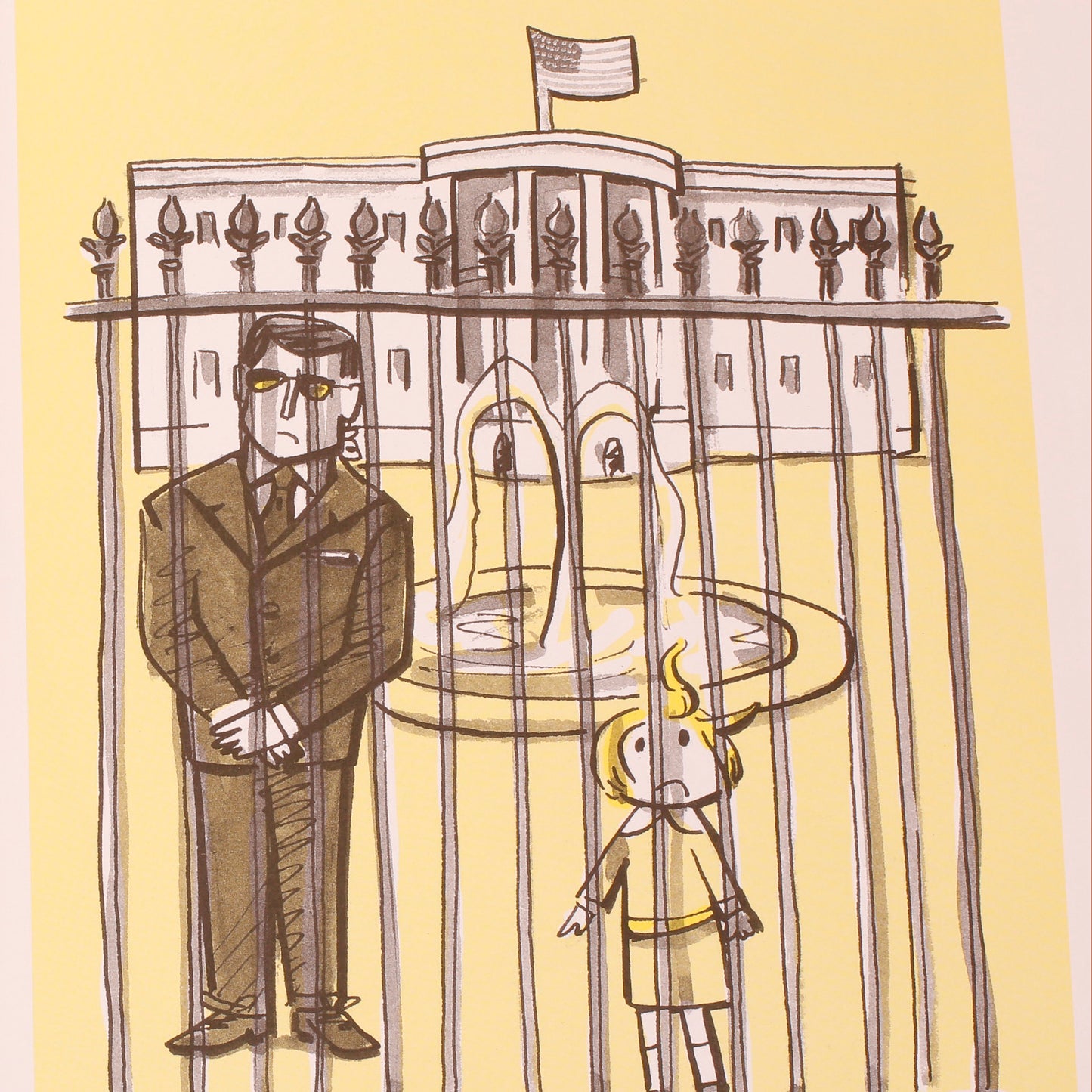 Madeline at the White House