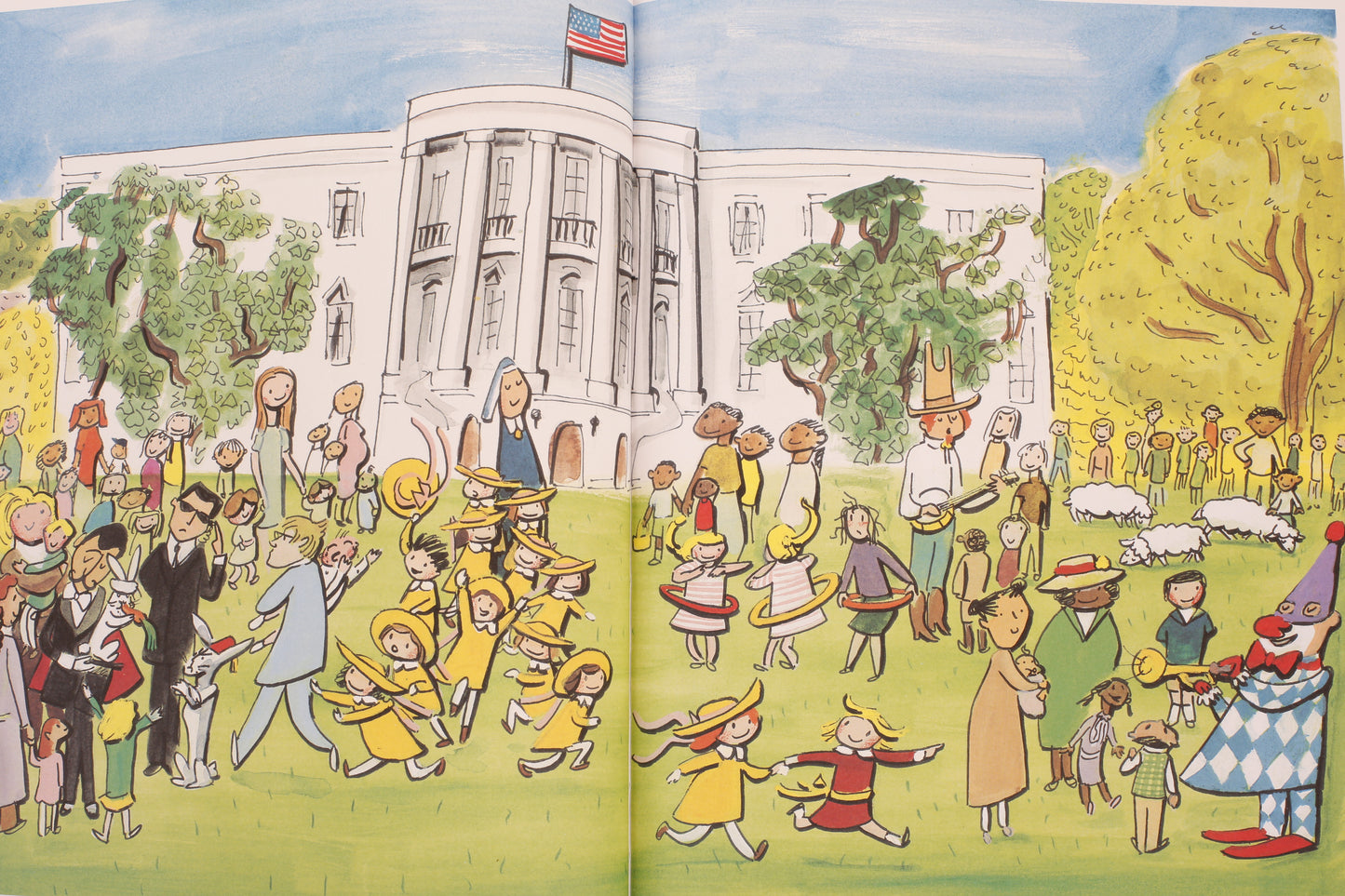 Madeline at the White House