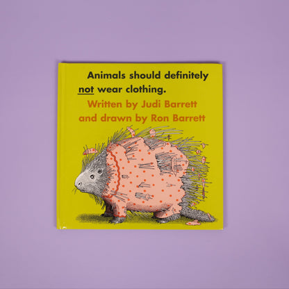 Animals should definitely not wear clothing