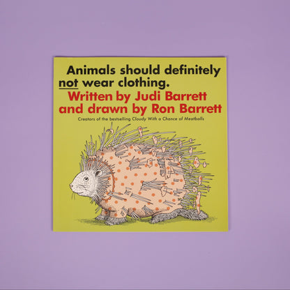 Animals should definitely not wear clothing