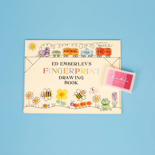 Ed Emberley's Fingerprint Drawing Book with stamp pad
