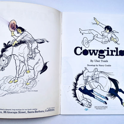 Cowgirls (A Coloring Book)
