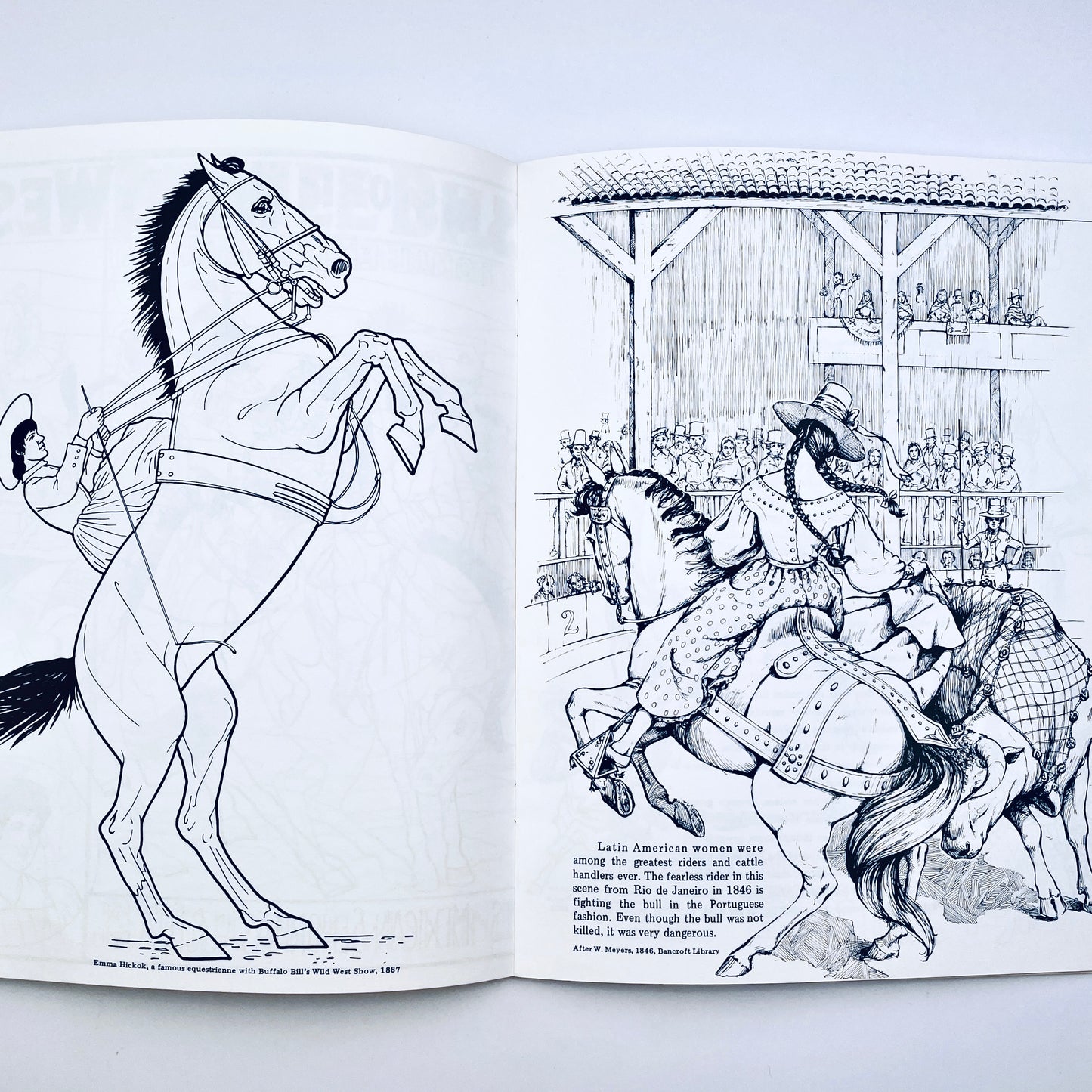 Cowgirls (A Coloring Book)