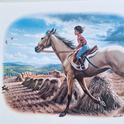 Goizane Zaldiz Ibiltzen (Martine Rides a Horse–Basque)