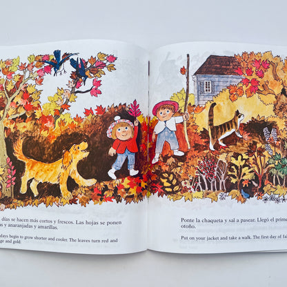 El libro de las estaciones / A Book of Seasons (bilingual Spanish-English)