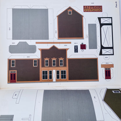 Cut and Assemble a Western Frontier Town