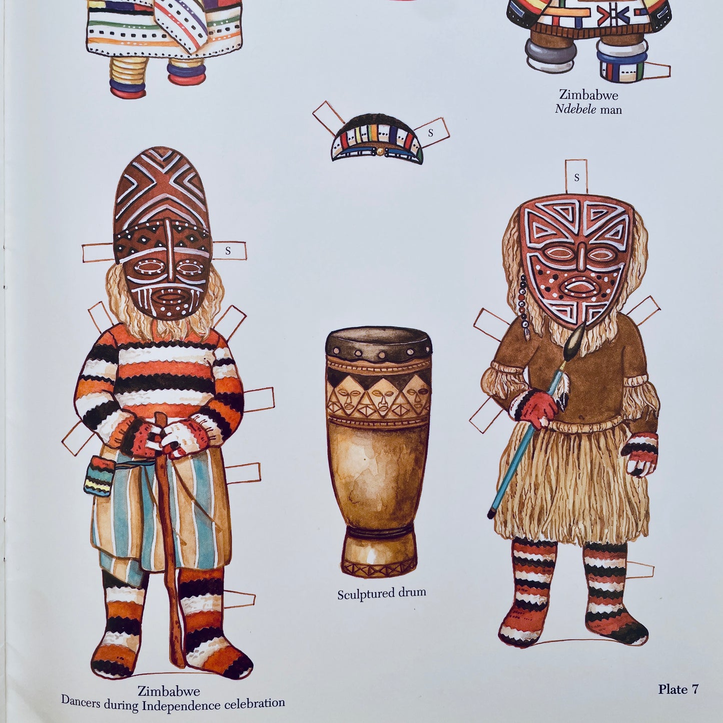 African Girl and Boy Paper Dolls