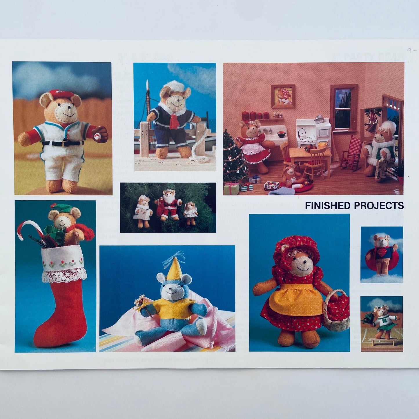 Pocket Size Teddy Bears Sewing Book