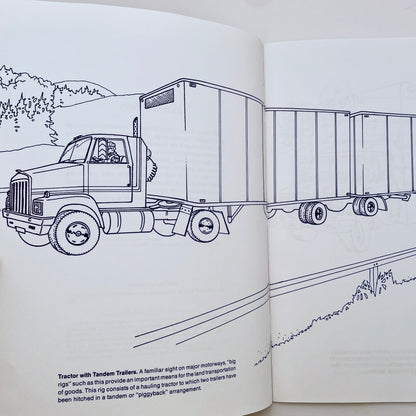 Trucks Coloring Book