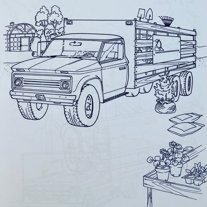 Trucks Coloring Book