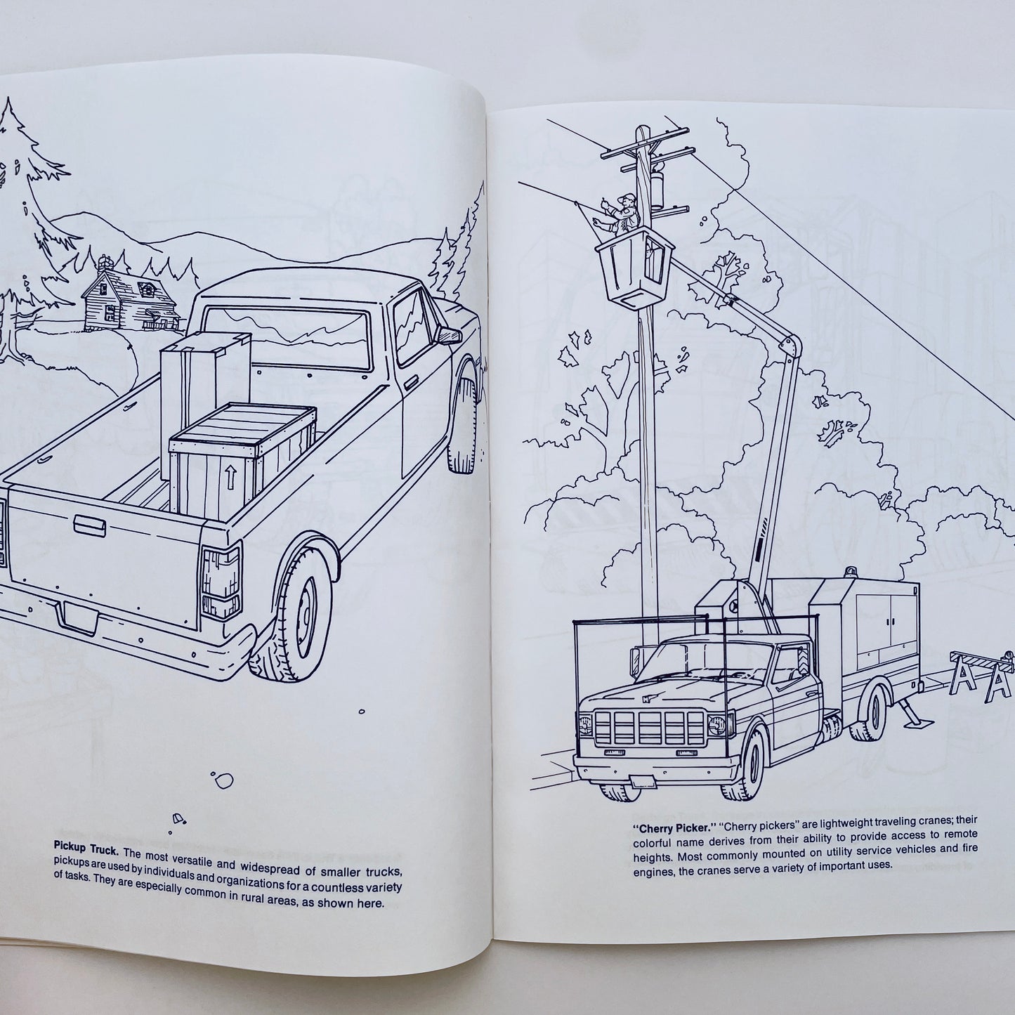 Trucks Coloring Book