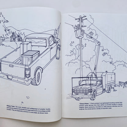 Trucks Coloring Book
