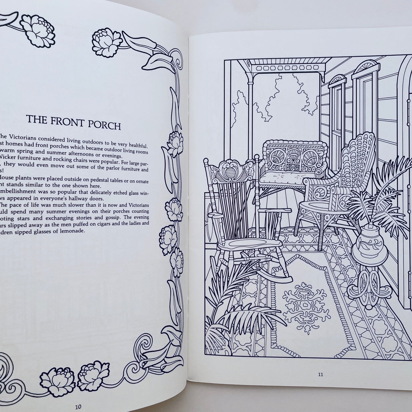 The Victorian House Coloring Book