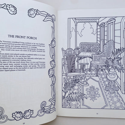The Victorian House Coloring Book
