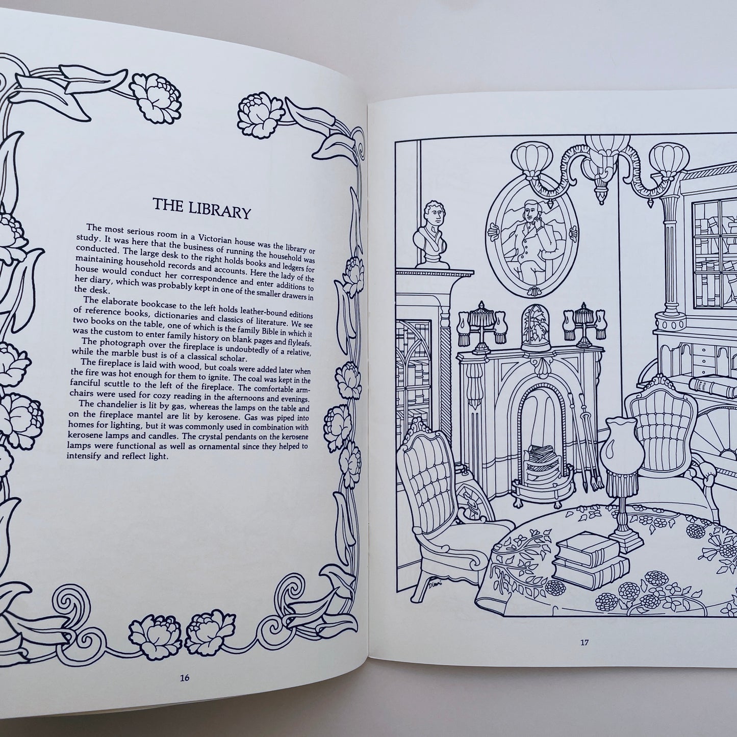The Victorian House Coloring Book