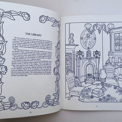The Victorian House Coloring Book
