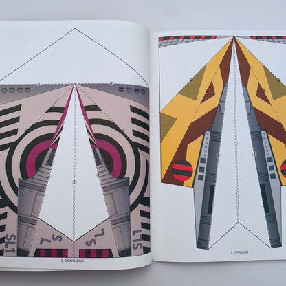 Cut and Fold Paper Spaceships That Fly